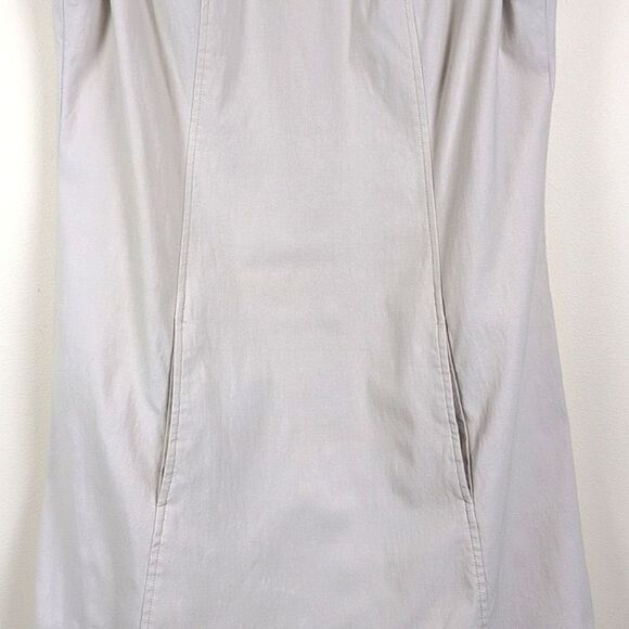 Sara Campbell Scalloped Sleeveless Dress In Sand Size 8 - Picture 4 of 9